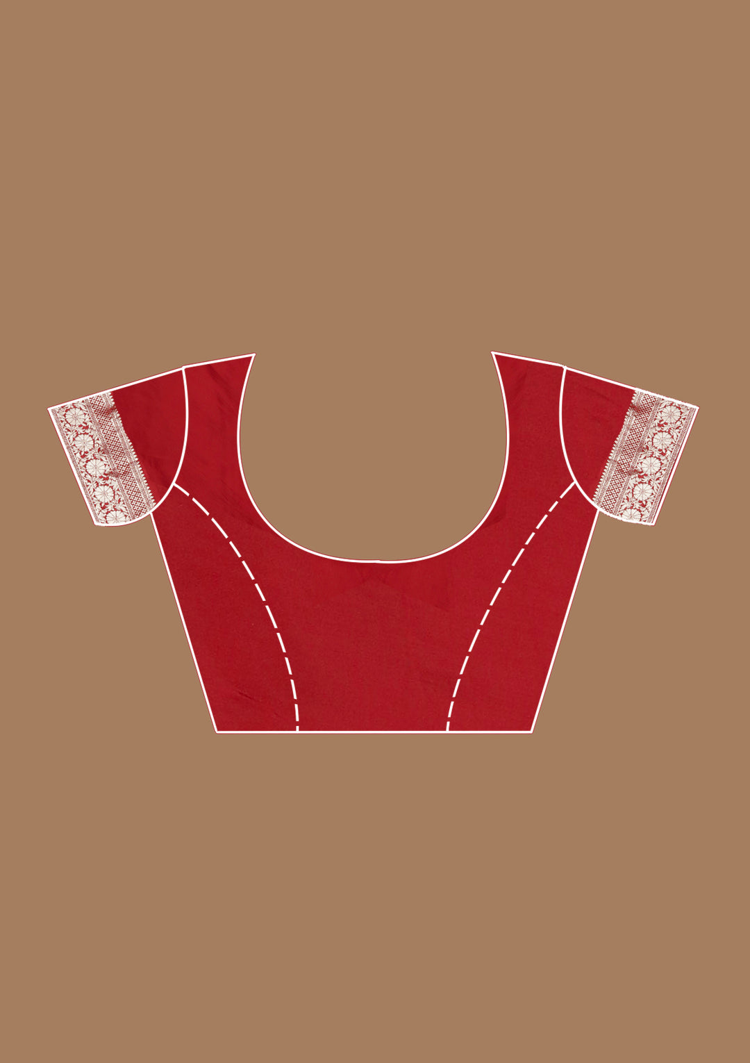 Maroon Zariwork (Gold) Satin Silk Saree
