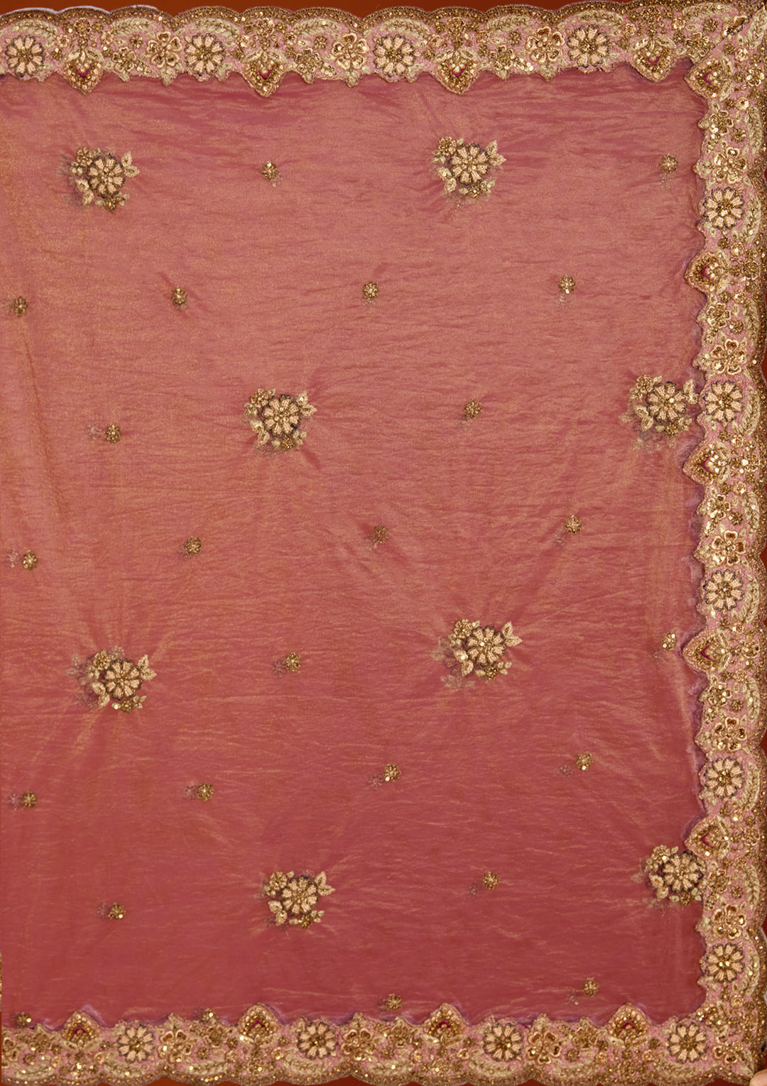 Koskii Net Purple Lehenga – Enchanting Zariwork Elegance