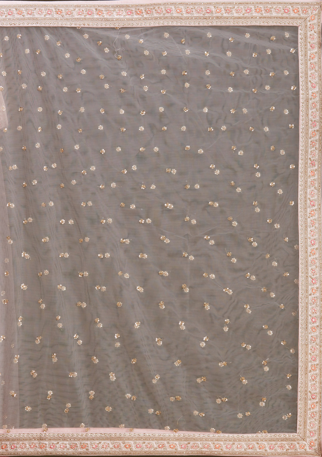 Cream Zardozi (Gold) Raw Silk Readymade Lehenga