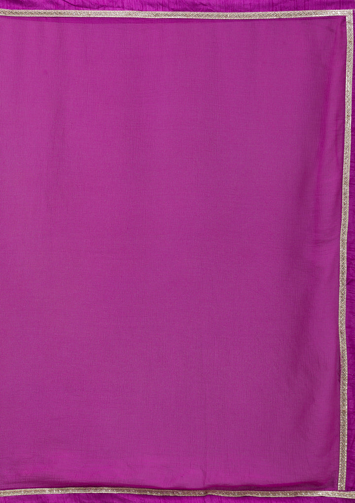 Wine Sequins Georgette Readymade Lehenga