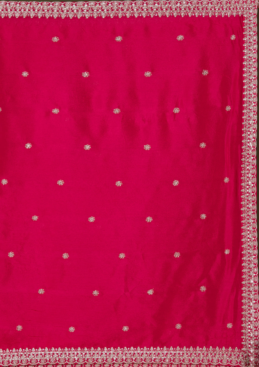 Pink Zariwork (Gold) Crepe Readymade Lehenga