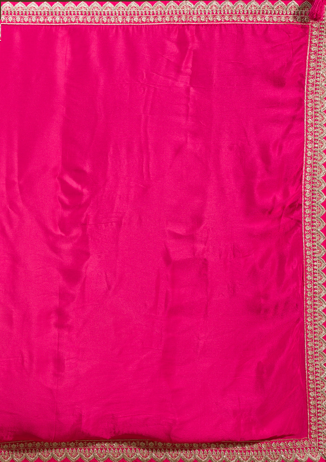 Rani Pink Zariwork Georgette Readymade Lehenga