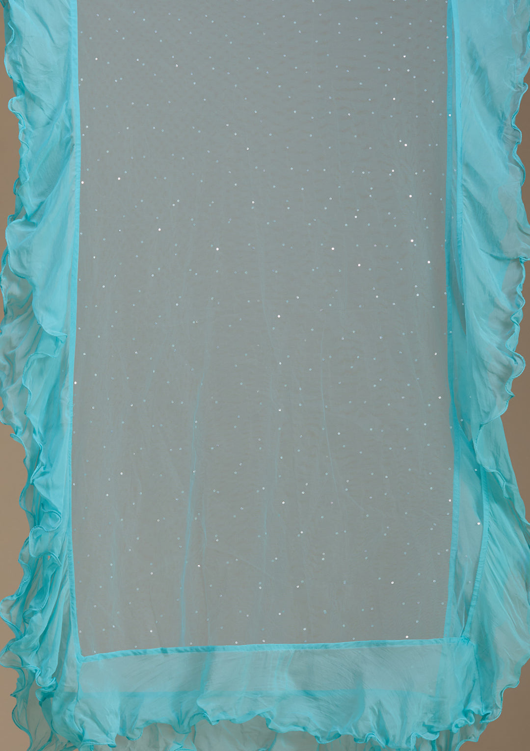 Navy Blue Zardosi Tissue Readymade Lehenga