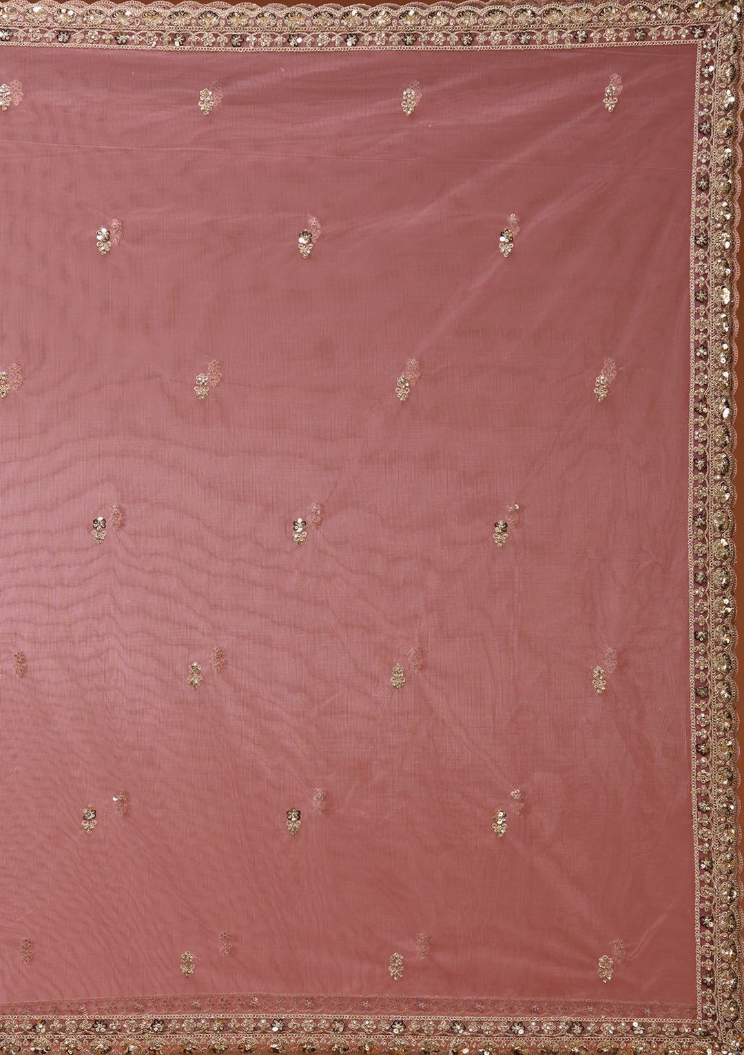 Onion Pink Zariwork (Silver) Banarasi Readymade Lehenga