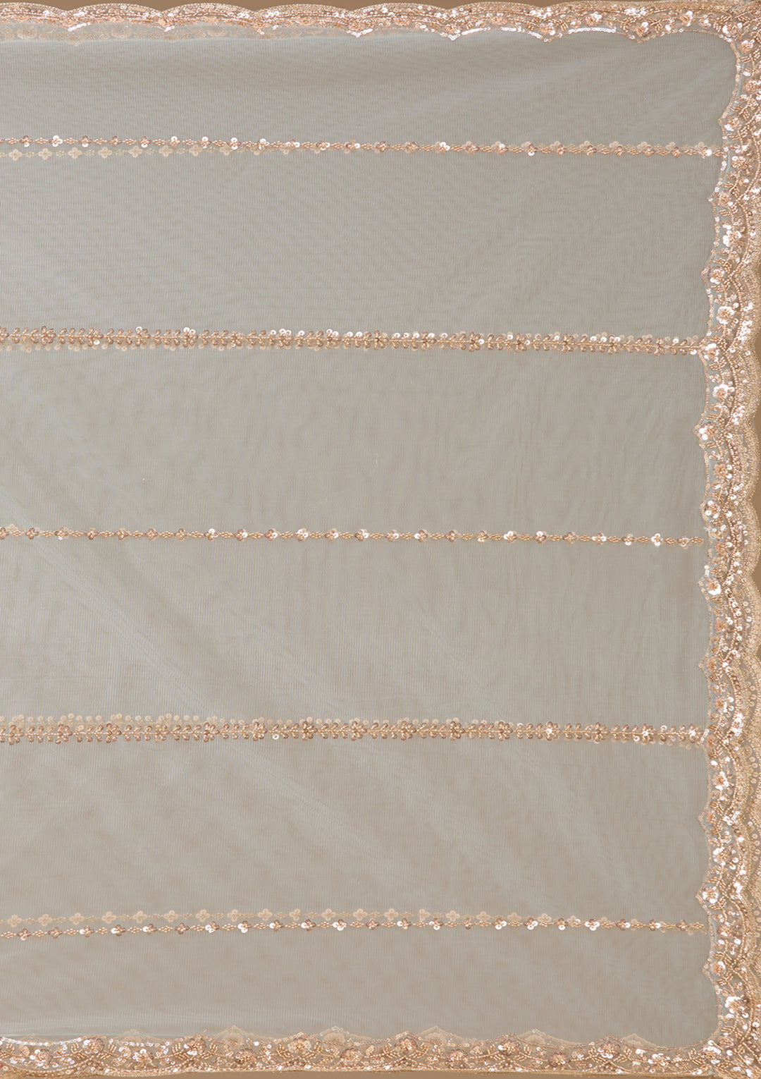 Sky Blue Cutdana Net Readymade Lehenga