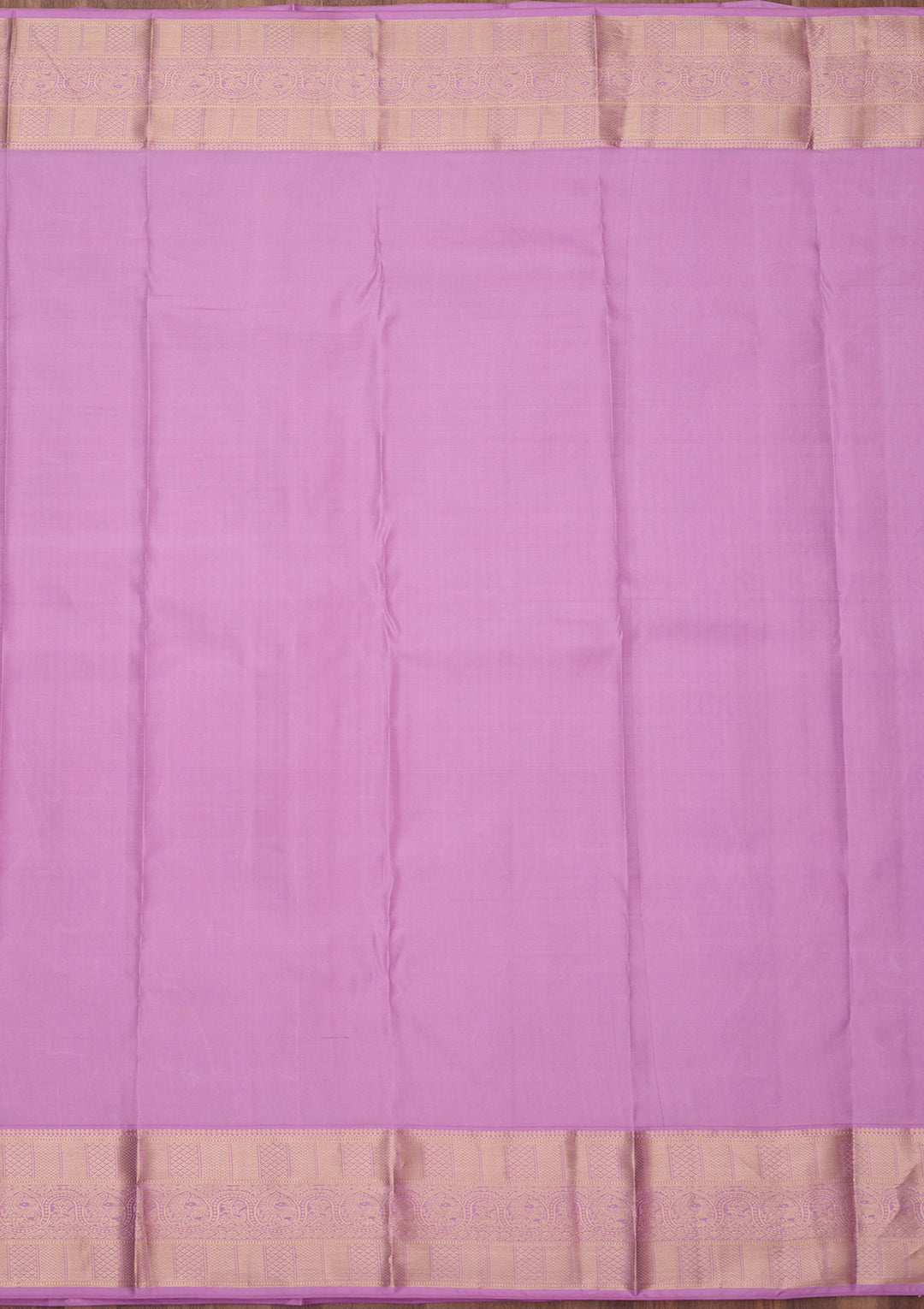 Lavender Silk Jaal Silver Zariwork Saree With Matching Blouse Piece