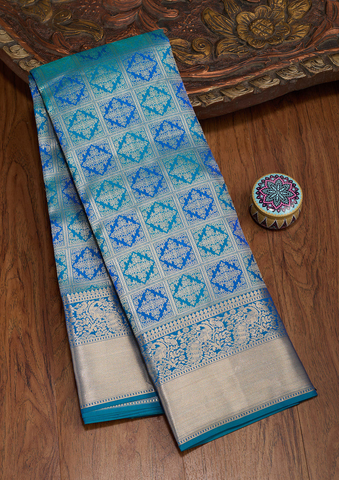Multi Zariwork Pure Silk Saree