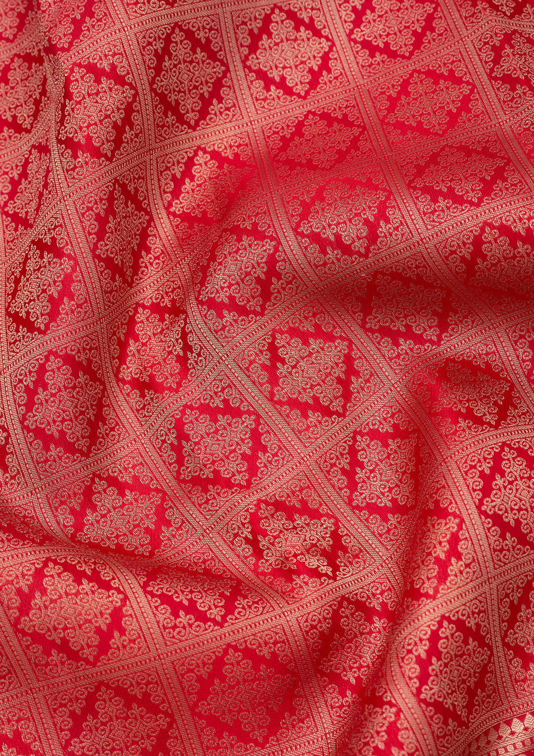 Red Zariwork Pure Silk Saree