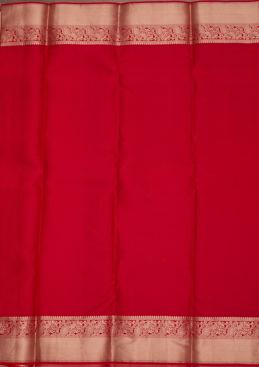 Red Zariwork Pure Silk Saree