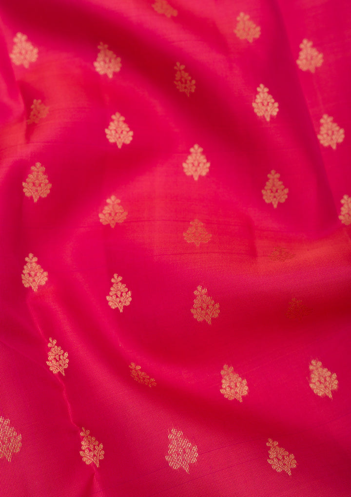 Pink Zariwork Pure Silk Saree