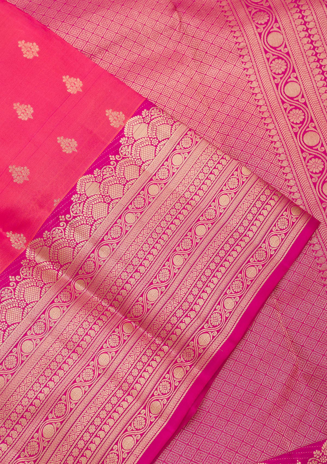 Pink Zariwork Pure Silk Saree