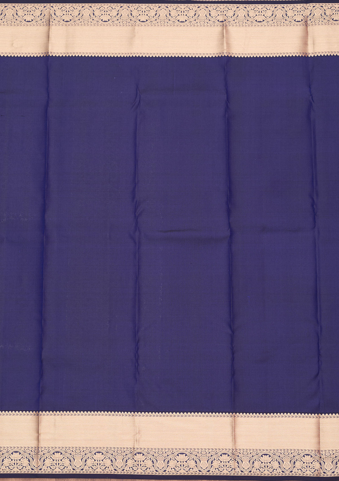 Navy Blue Zariwork Pure Silk Saree