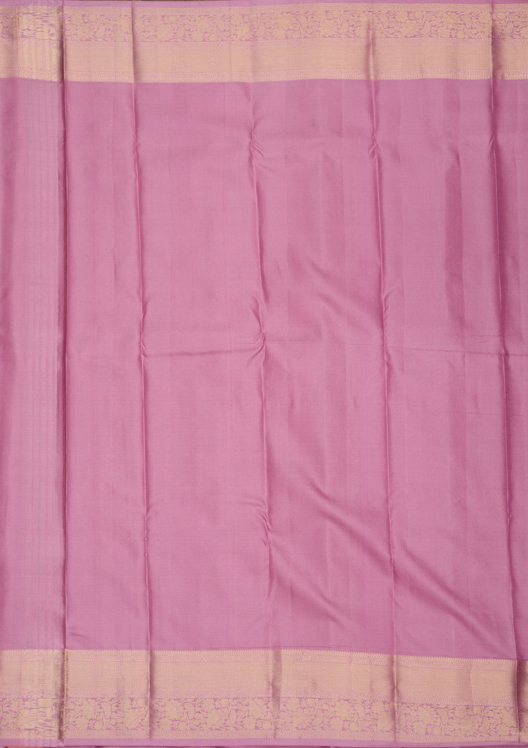 Mauve Pure Silk Jaal Gold Zariwork Saree With Matching Blouse Piece