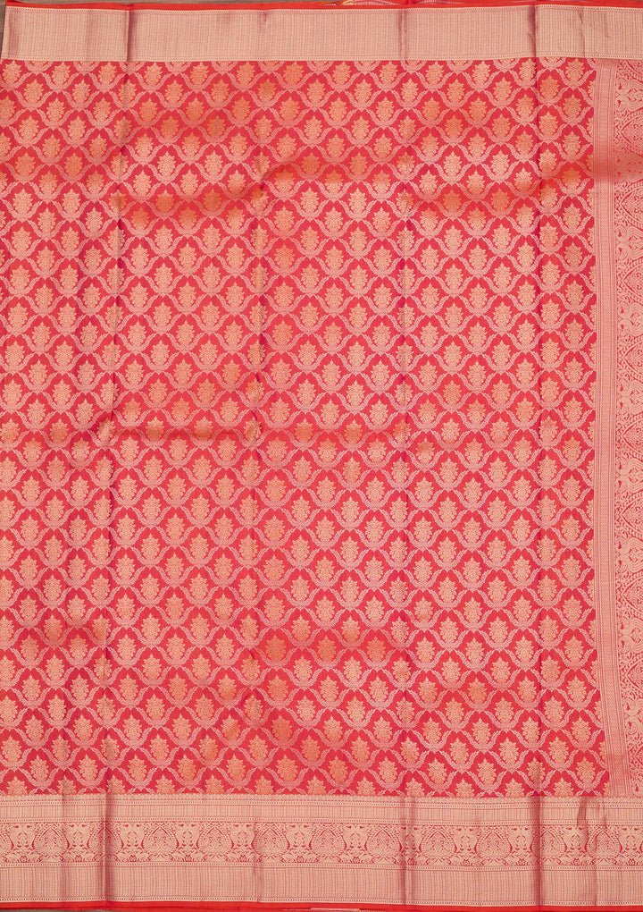 Pink Zariwork Pure Silk Saree
