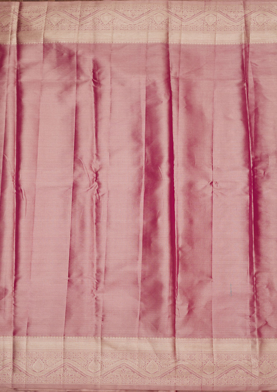 Rani Pink Zariwork Pure Silk Saree