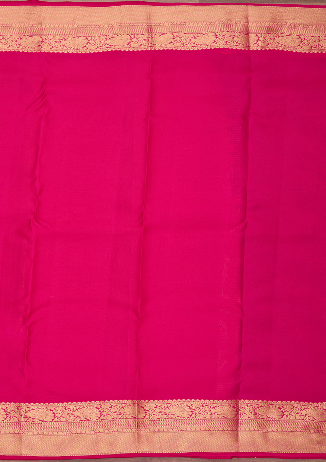 Wine Silk Jaal Gold Zariwork Saree With Matching Blouse Piece