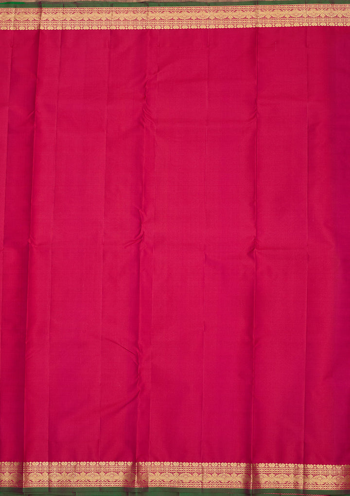 Purple Silk Buti Saree With Matching Blouse Piece