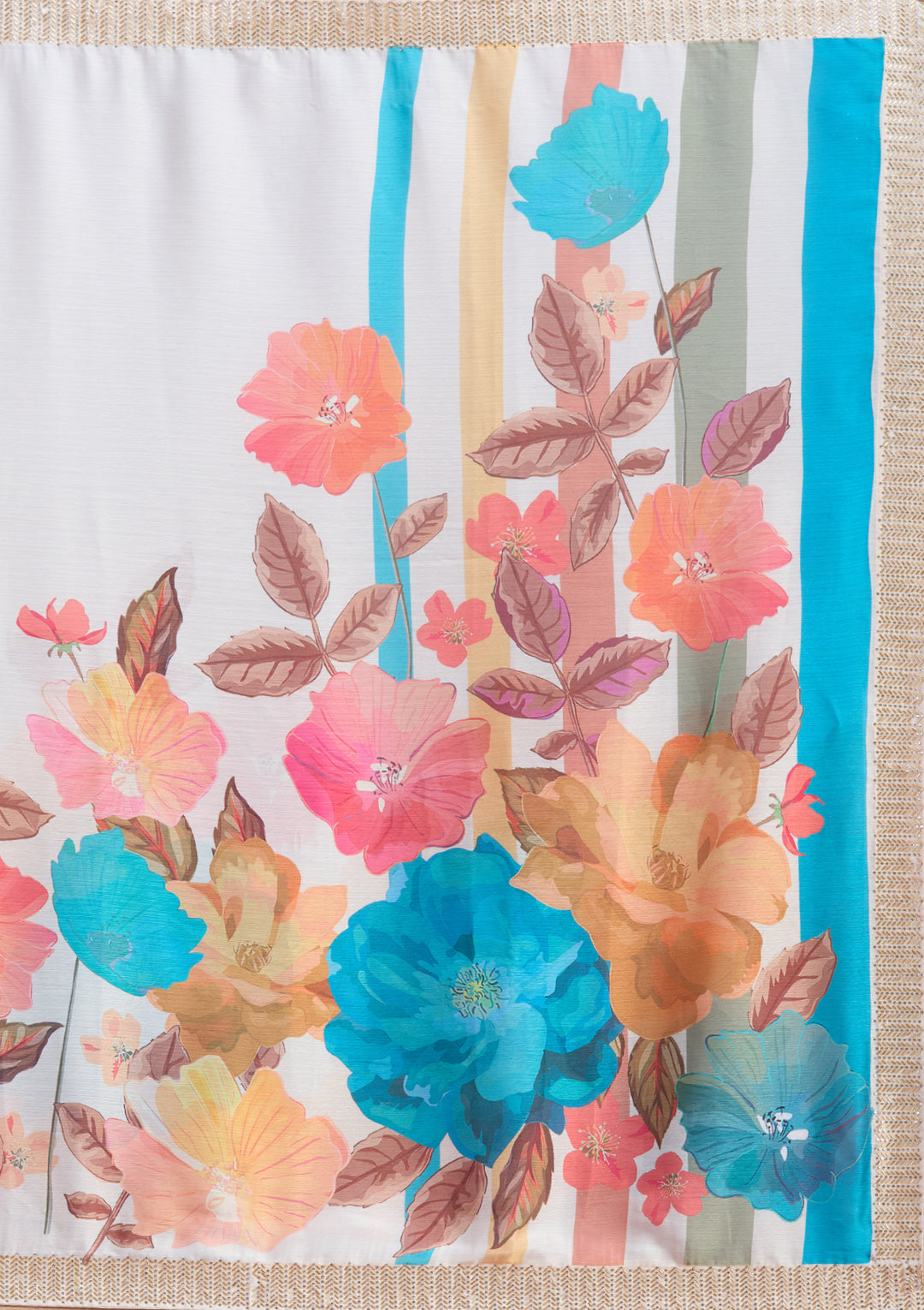 Koskii Chiffon Multicolor Saree with Cutdana Embroidery – Elegance Unveiled