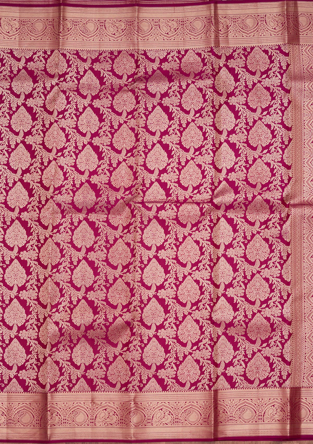 Purple Zariwork Pure Silk Saree
