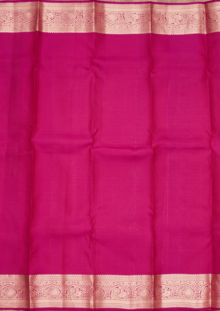Purple Zariwork Pure Silk Saree
