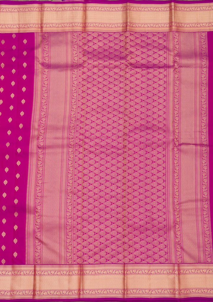 Purple Zariwork Pure Silk Saree