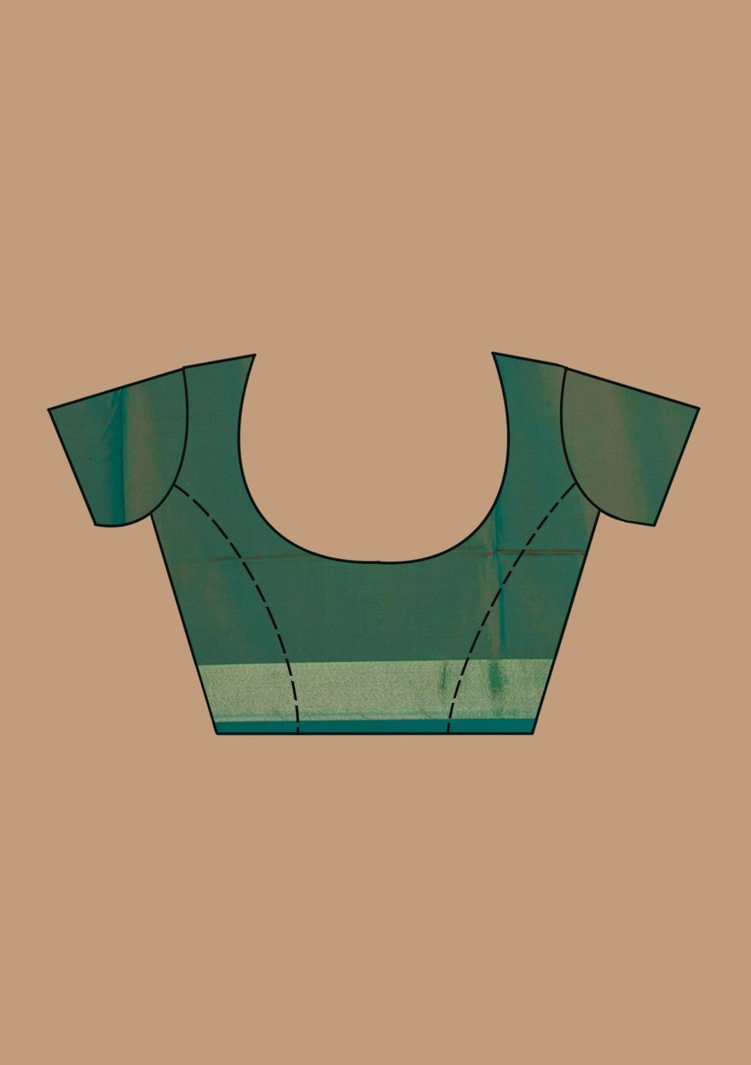 Mehendi Printed Art Silk Saree