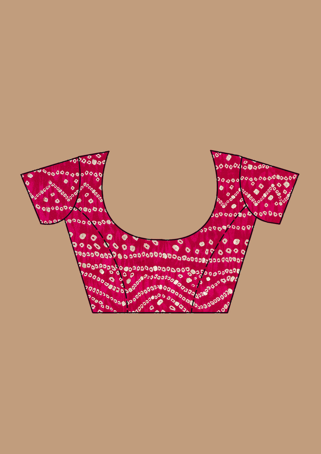 Lavender Printed Satin Saree