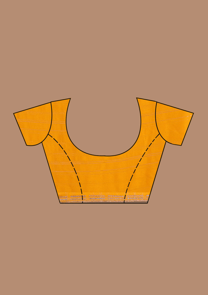 Yellow Stonework (Gold) Chiffon Saree