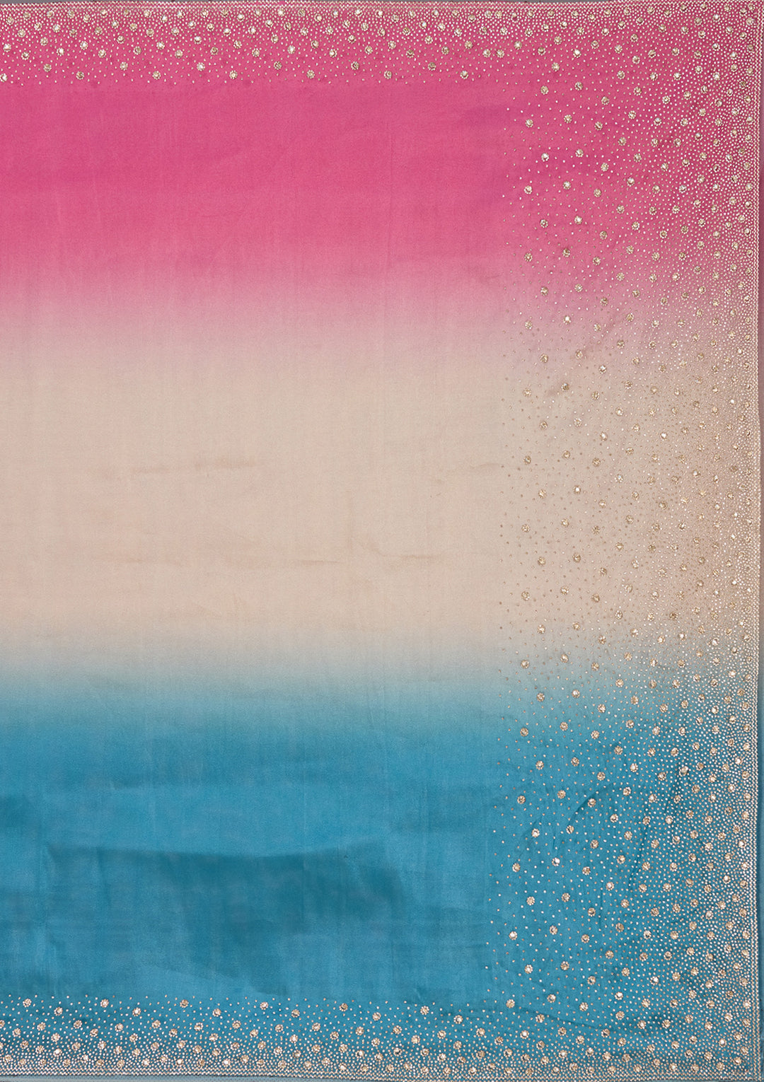 Rani Pink Stonework Tissue Saree