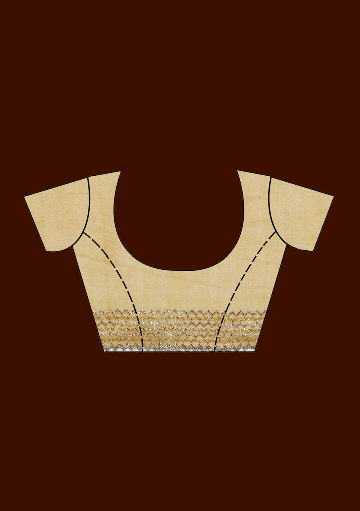 Mustard Stonework (Gold) Organza Saree