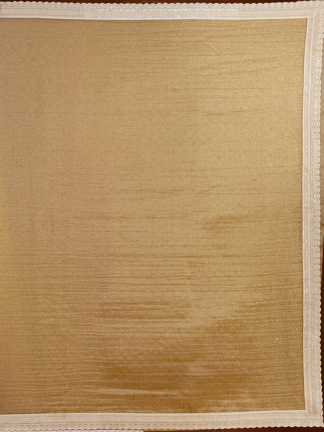 Mustard Zariwork (Gold) Tissue Saree