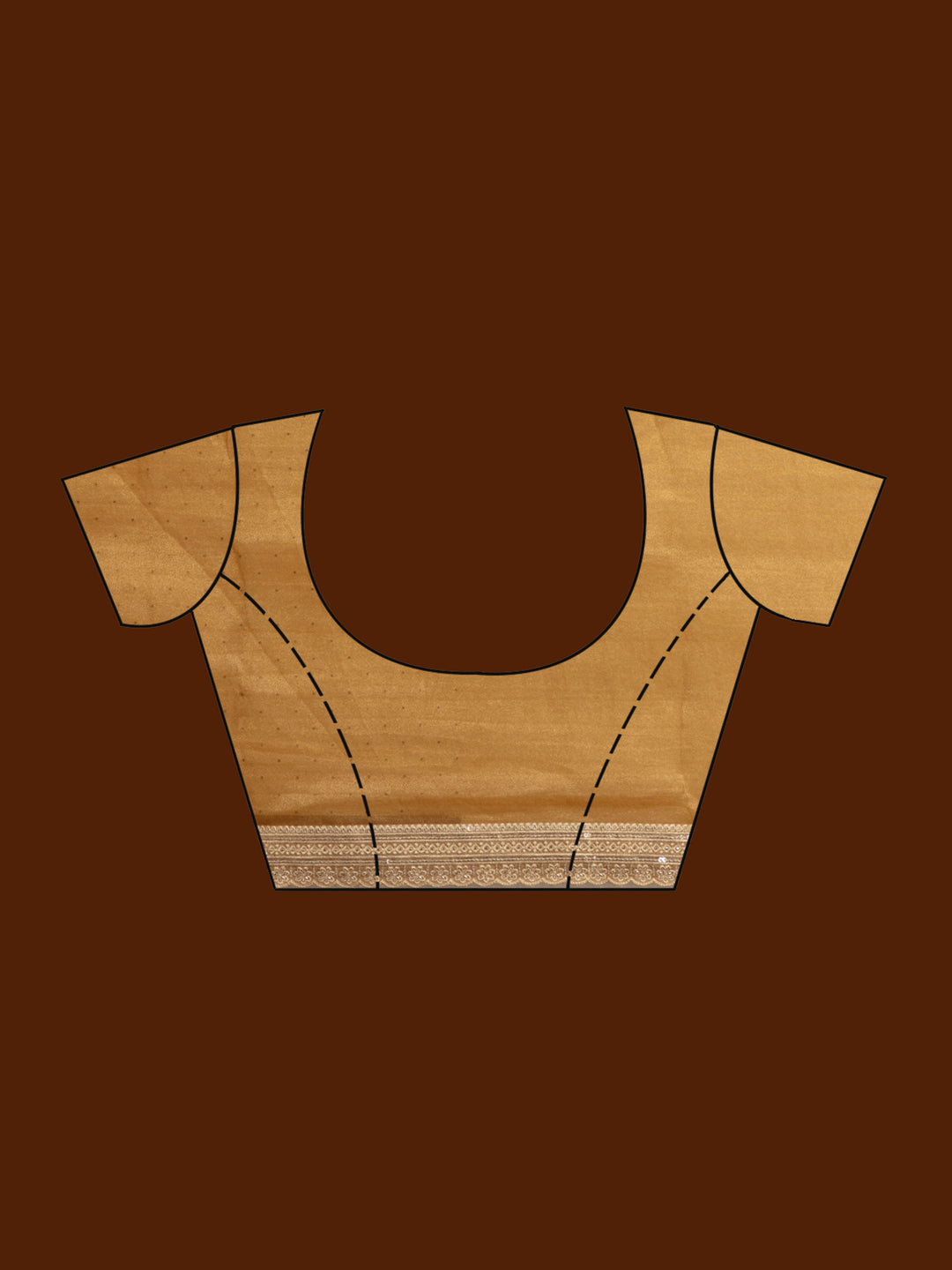 Mustard Zariwork (Gold) Tissue Saree