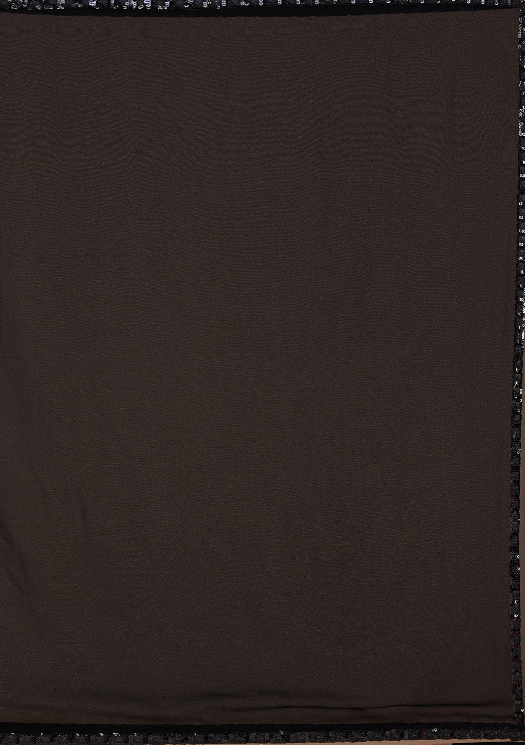 Black Sequins Georgette Saree