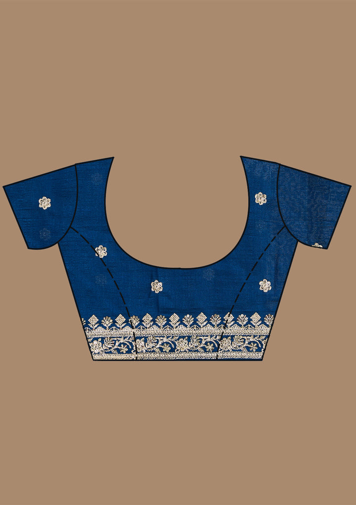 Mustard Zariwork (Gold) Soft Raw Silk Saree