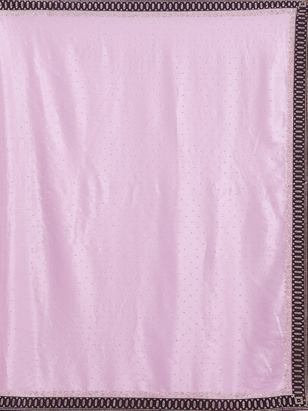 Lavender Stonework (Gold) Velvet Saree