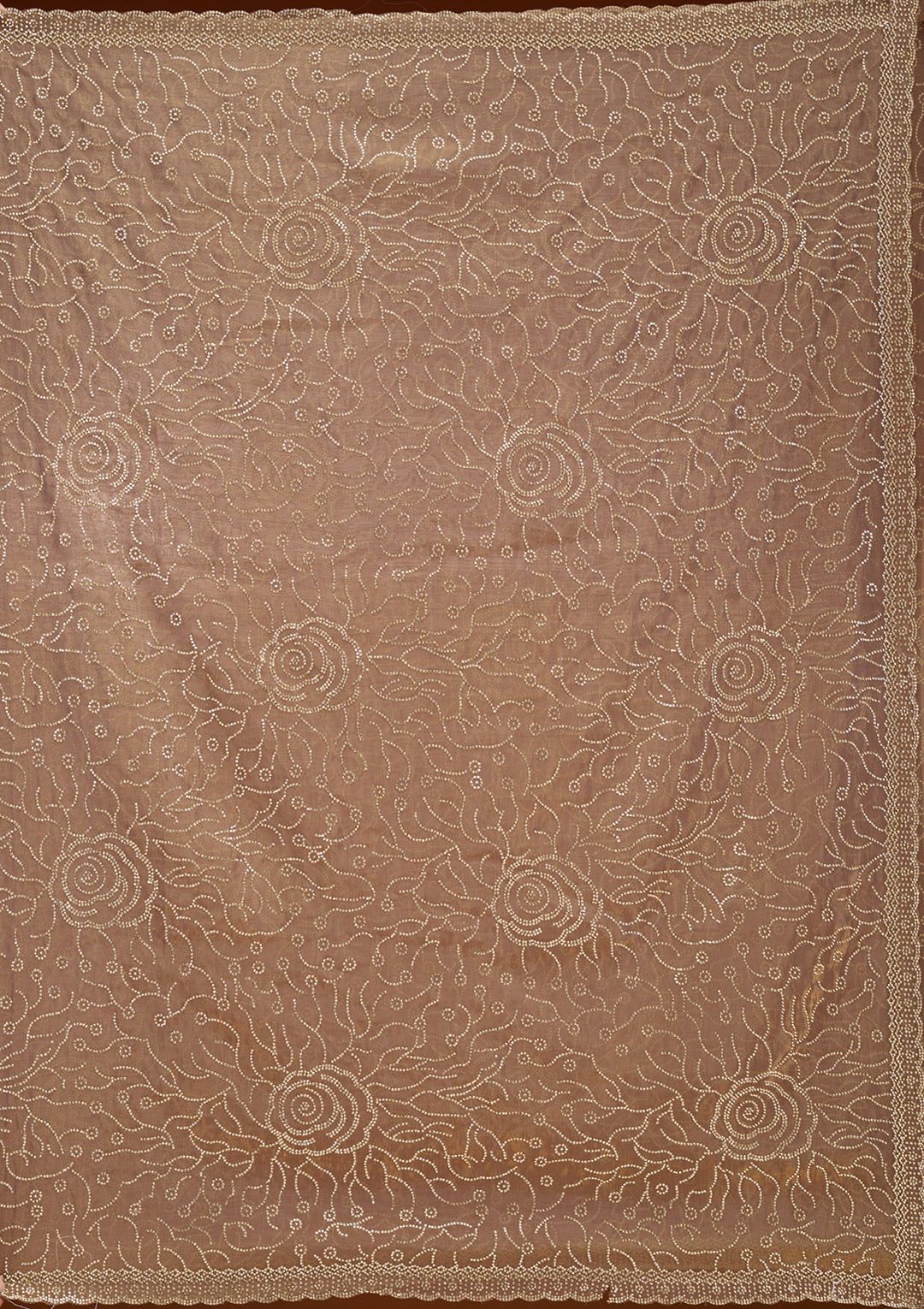 Gold Stonework (Gold) Tissue Saree