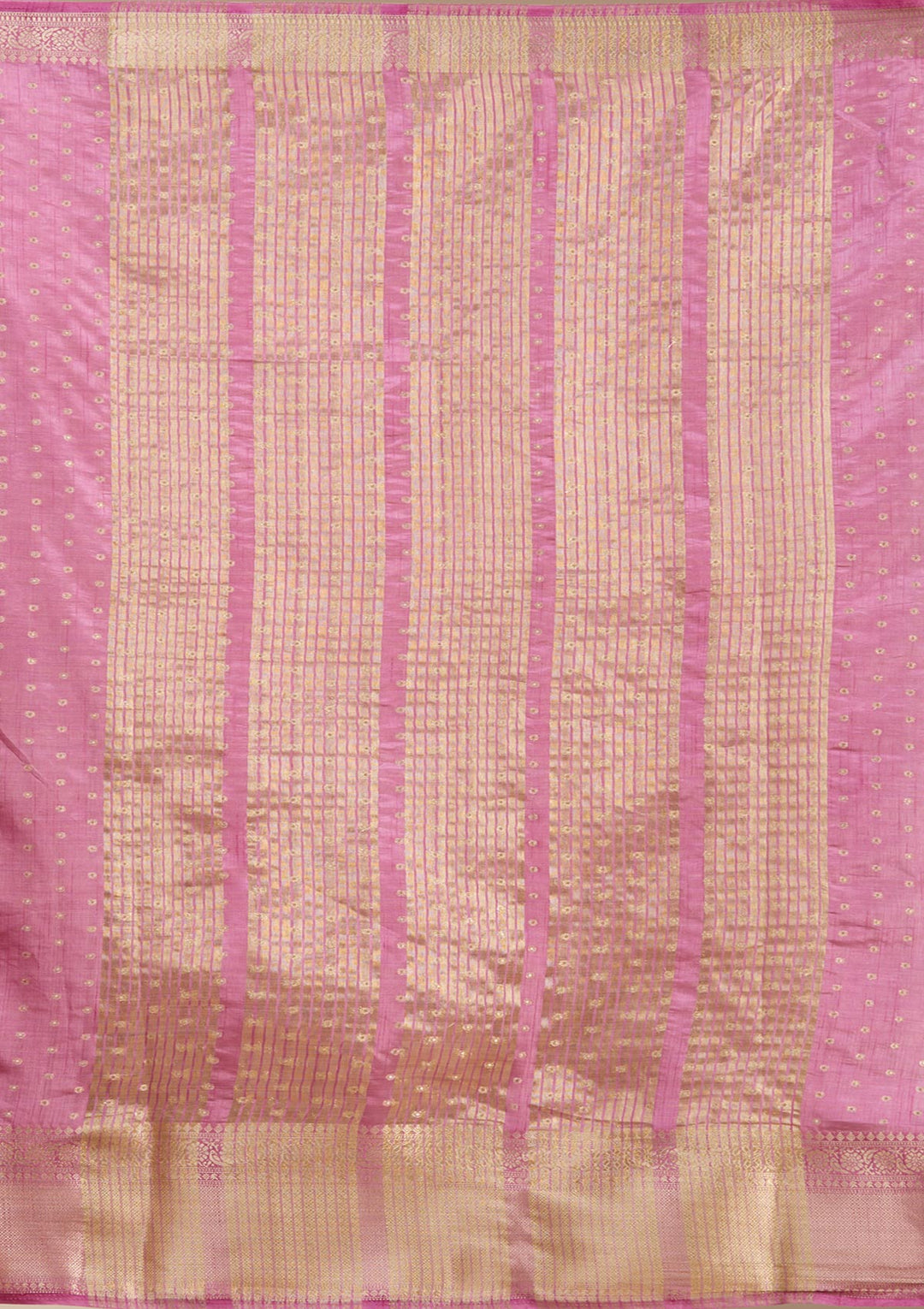 Lavender Zariwork (Gold) Tussar Silk Saree
