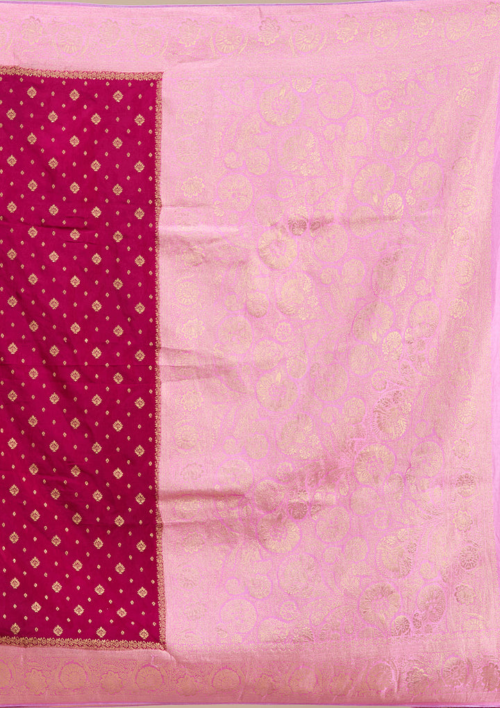 Wine  Silk Saree