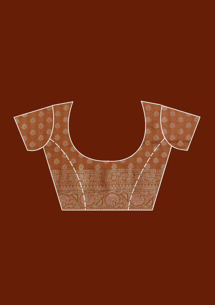 Mustard Cutdana Chiffon Silk Saree