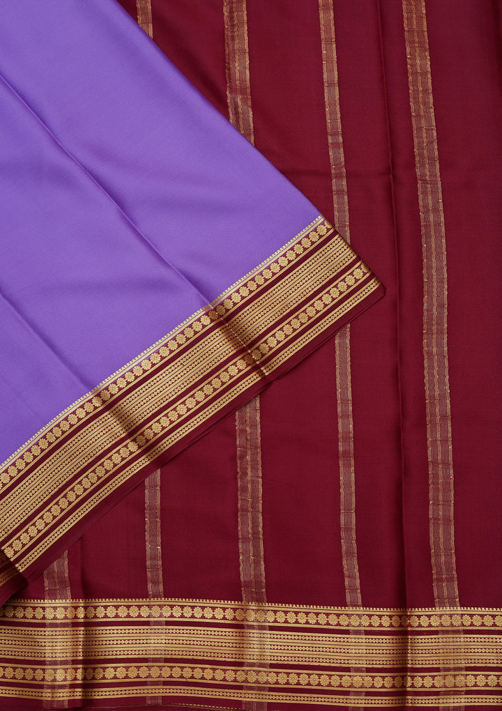 Blue Crepe Plain Saree With Matching Blouse Piece