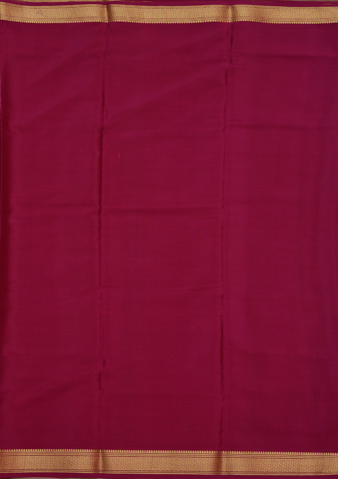 Pink Crepe Stripes Saree With Matching Blouse Piece