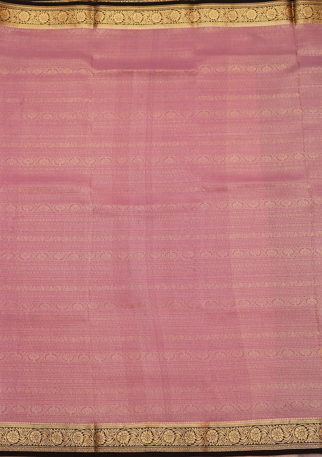 Onion Pink Crepe Jaal Saree With Matching Blouse Piece