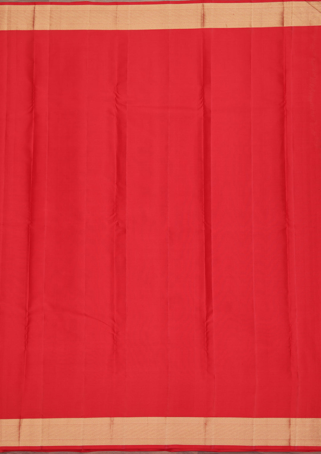 Red Silk Buti Gold Zariwork Saree With Matching Blouse Piece