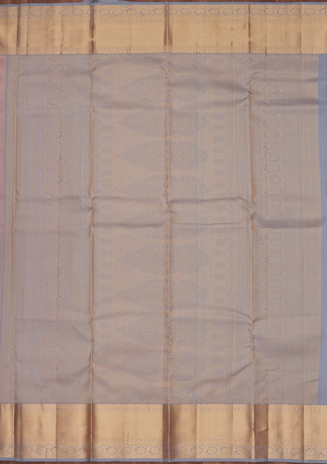 Lavender Zariwork Pure Silk Saree