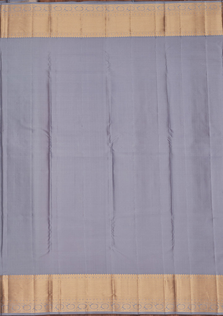 Lavender Zariwork Pure Silk Saree