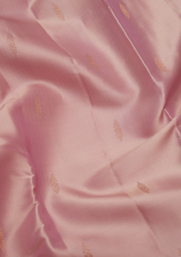 Light Lavender Zariwork Pure Silk Saree