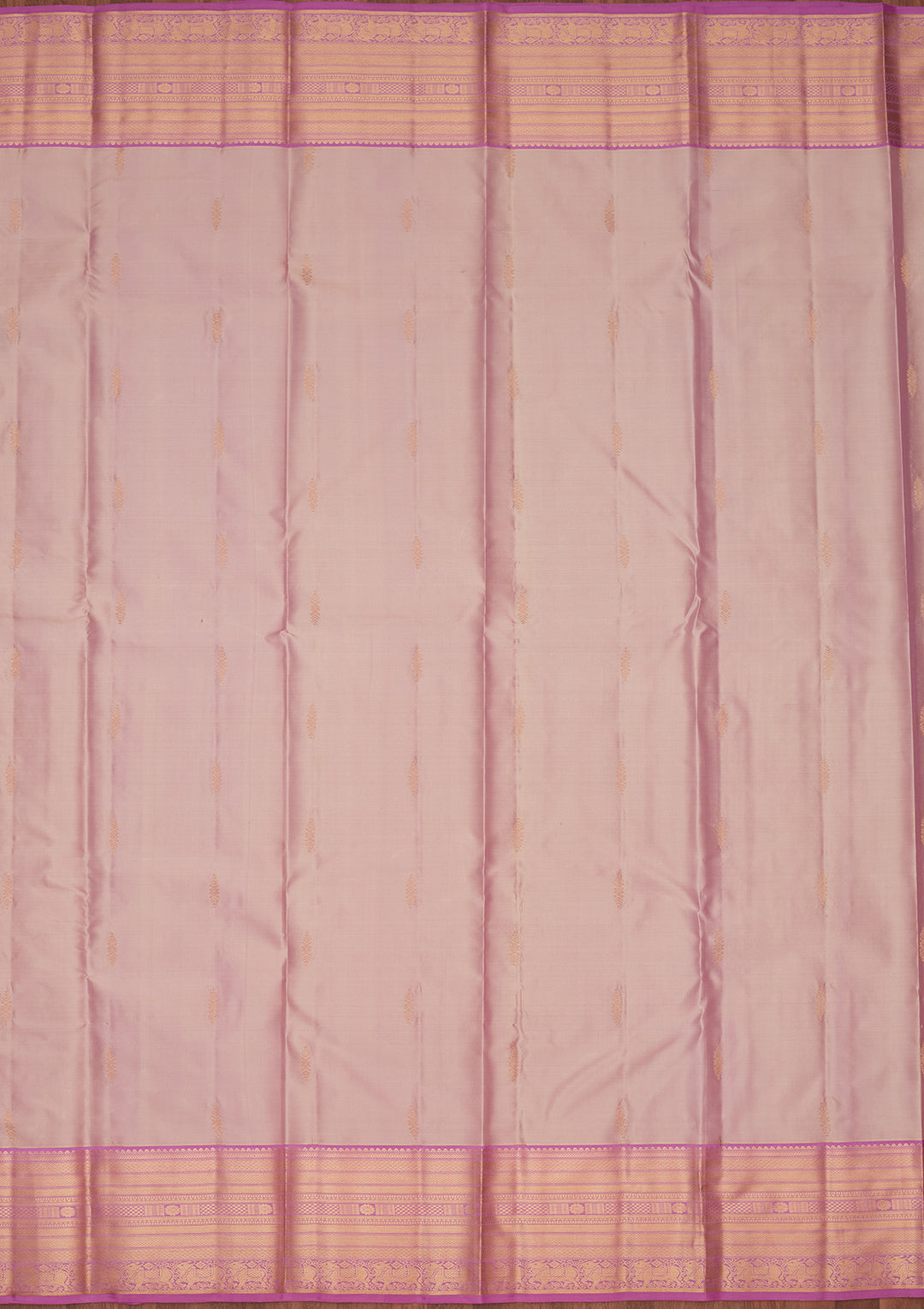 Light Lavender Zariwork Pure Silk Saree