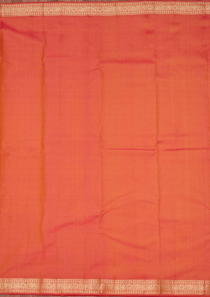 Mustard Yellow Silk Buti Saree With Matching Blouse Piece