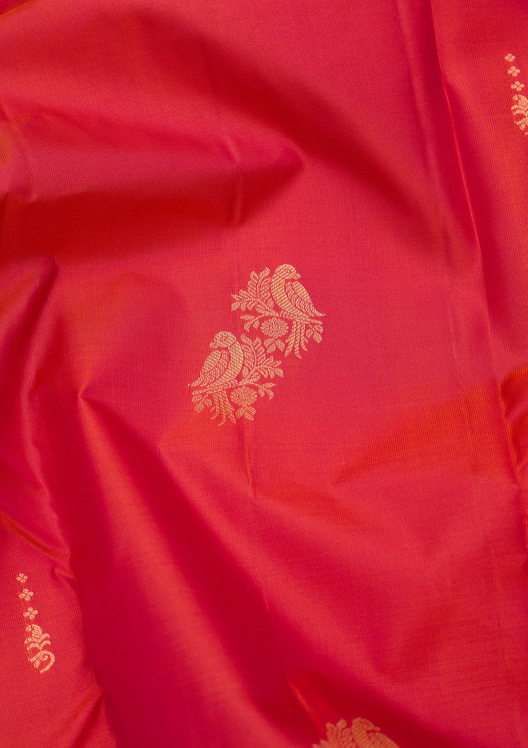 Orange Zariwork Silk Saree