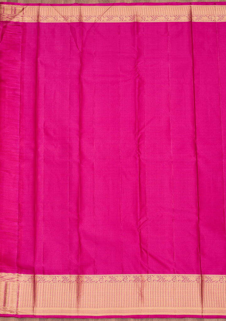 Orange Zariwork Silk Saree